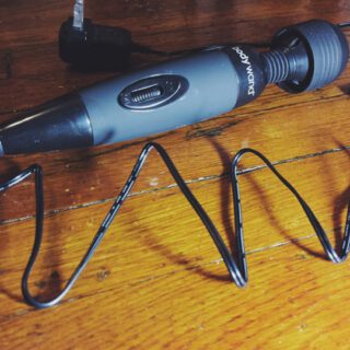 [Image: Bodywand Midnight corded vibrator]