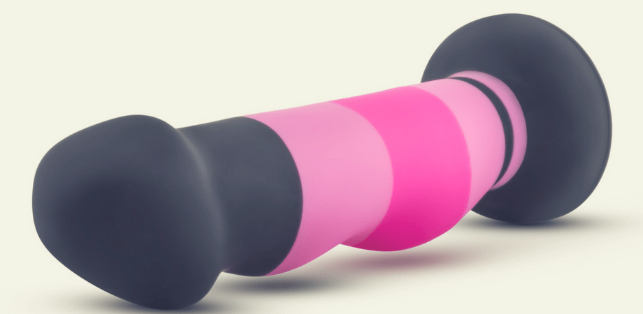 Blush Novelties Avant D4 Review: "Sexy in Pink" Striped Silicone Dildo