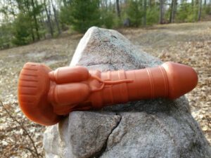 Tantus Steam Hunk Super Soft review: steampunk textured dildo 10
