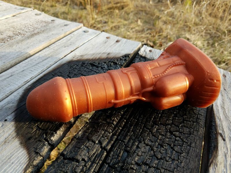 Tantus Steam Hunk Super Soft texture details in the sun