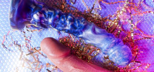 Uberrime Night King long ribbed fantasy dildo review