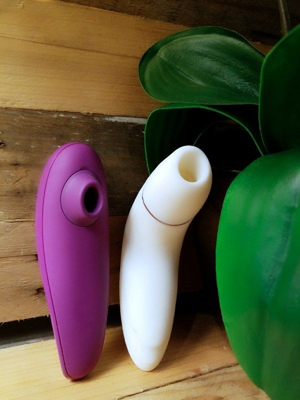 The Womanizer Classic next to the Satisfyer Pro Plus Vibration