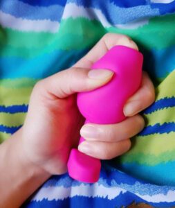 [Image: The Funtoys London Gplug has a very squishy tip and slightly less squishy sides]