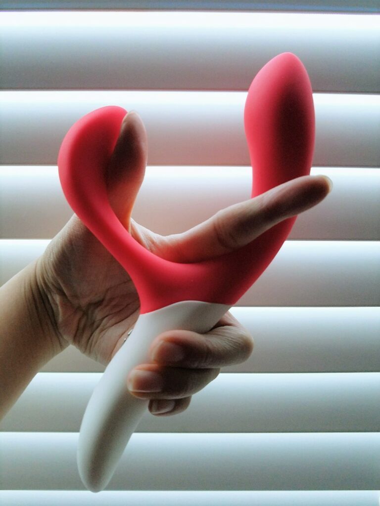 [Image: No rabbit vibrator is perfect, but the We-Vibe Nova is highly adjustable and will suit many people's anatomy.]