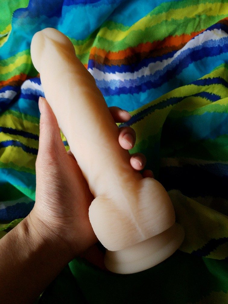 BMS Factory Naked Addiction vibrating and spinning silicone dildo 1