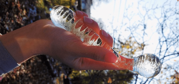 NS Novelties Firefly Glass G-Spot Glow Wand review: the ultimate A-spot dildo