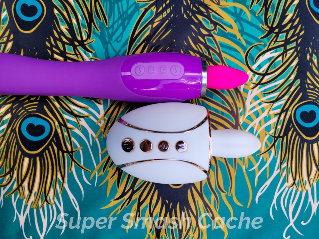 California Exotics Empowered Queen vs. Her Ultimate Pleasure tongue vibrators