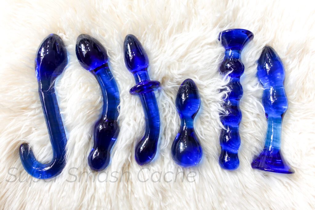 6 Chrystalino Glass Dildos: Champ, Superior, Doubler, Stretch, Gallant, Seed 1