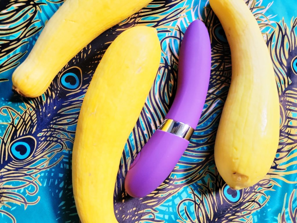 LELO Elise 2 dual motor vibrator side view curvature