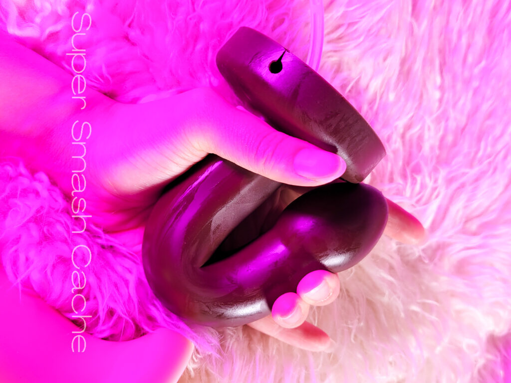 Ejaculating Dildos: POP by Tantus vs. Strap-On-Me Comparison 8 POP by Tantus silicone ejaculating dildo flexibility