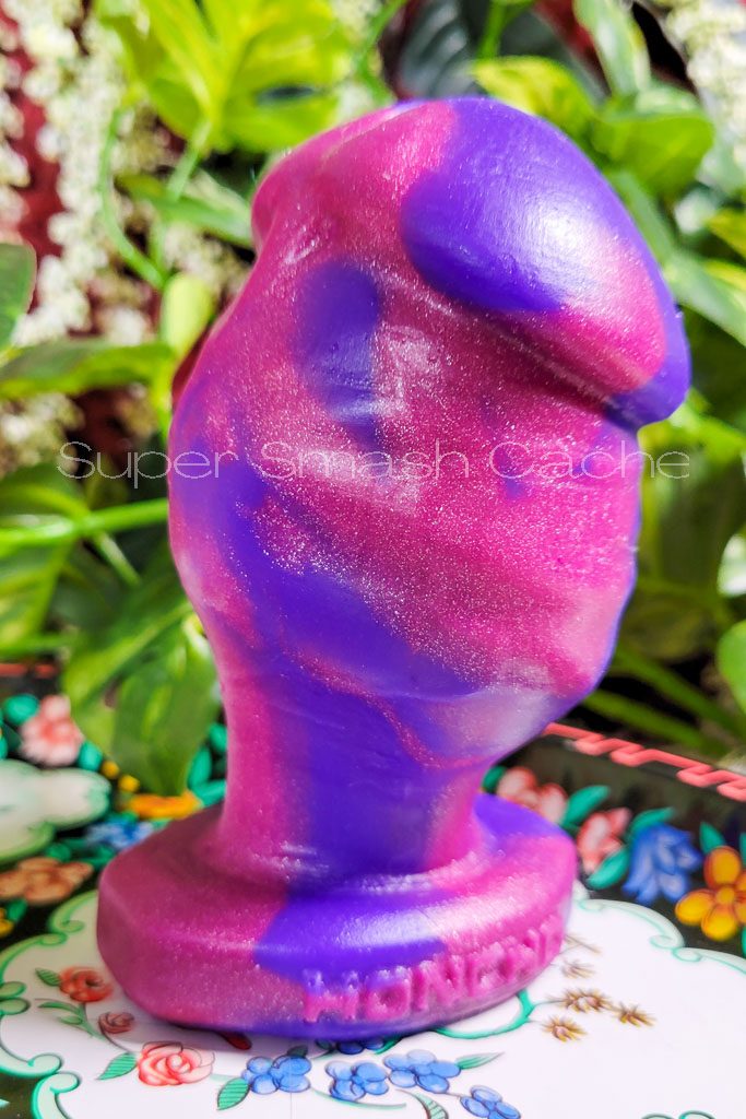 Oxballs Honcho huge realistic penis-shaped plug corona and glans shape close-up