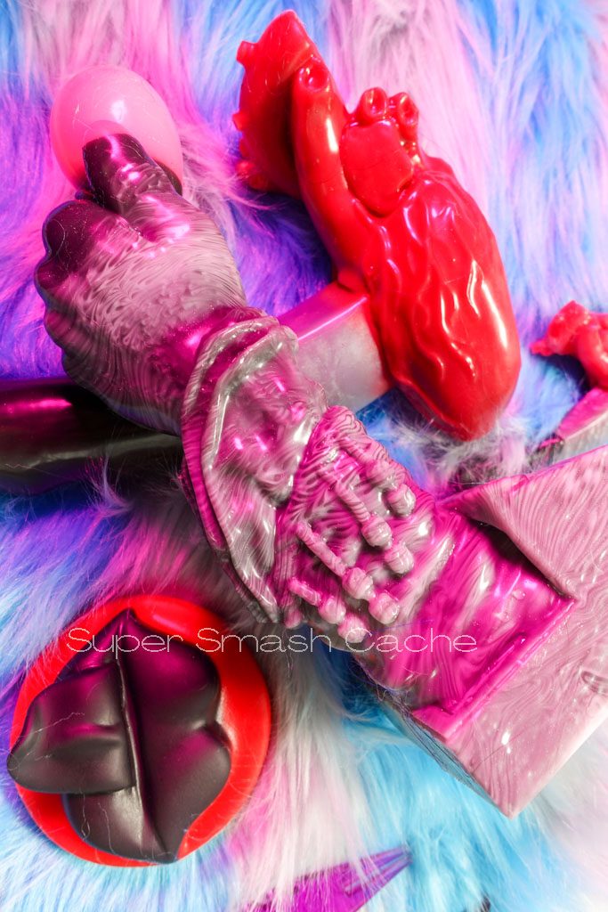 Velvet Alley Designs Pennywise It clown hand indie artisan silicone dildo