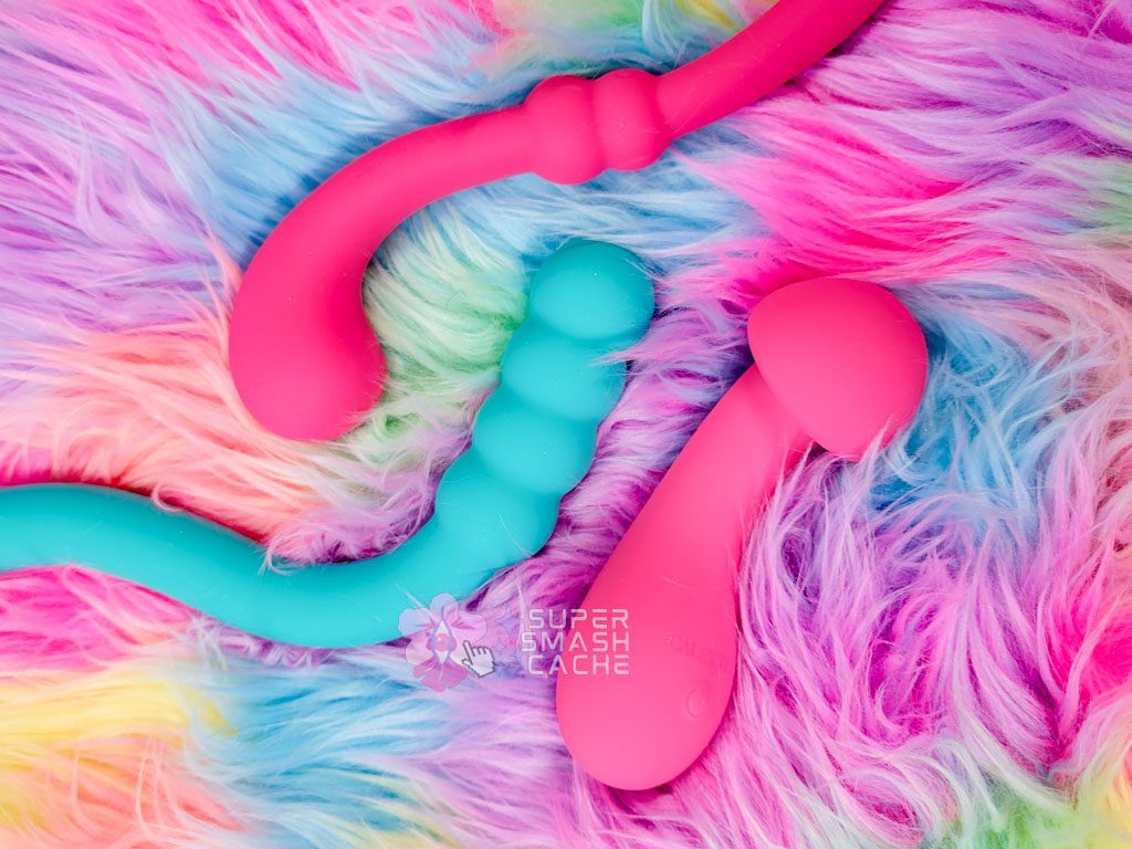 Cal Exotics Pretty Little Wands Curvy and Bubbly head shapes and Pixies Exciter mushroom vibrator