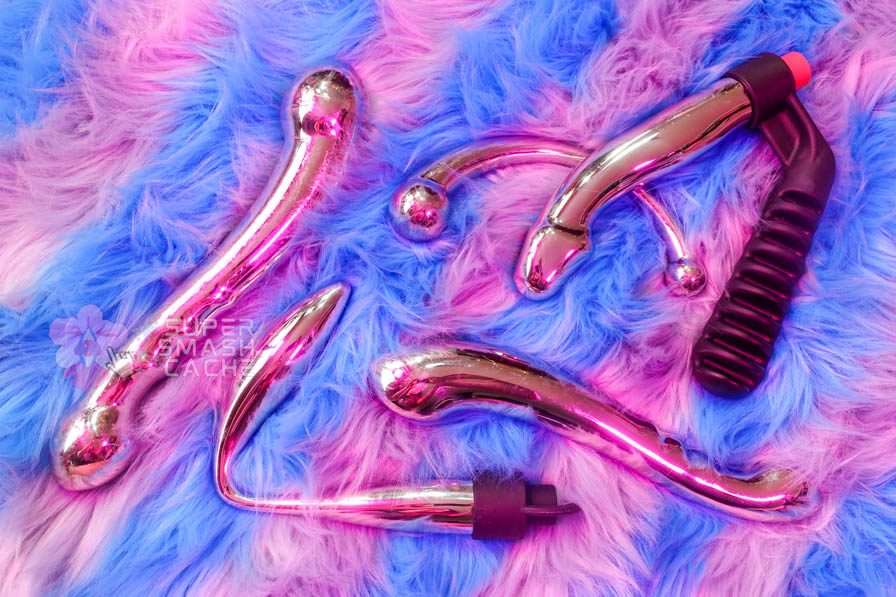 njoy Eleven, L'Acier Reverb, njoy Pure Wand, Le Wand Contour, L'Acier Reverb stainless steel metal dildos and vibrators