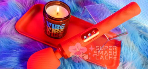 Fun Factory VIM rumbly wand massager in sunset orange