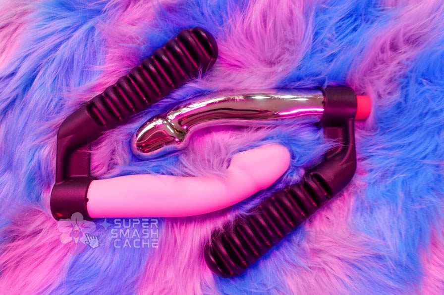 L'Acier Capo and Smartee Semi-Realistic Vibrators With Long Reach Handles