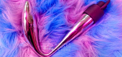 L'Acier Reverb steel vibrating anal hook with retrieval loop and removable bullet vibrator