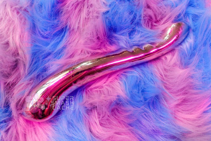 Le Wand Contour S-curved double-ended steel dildo