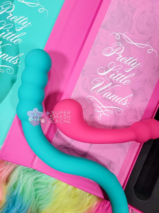 One way to bend the Pretty Little Wands Bubbly and Curvy vibrators