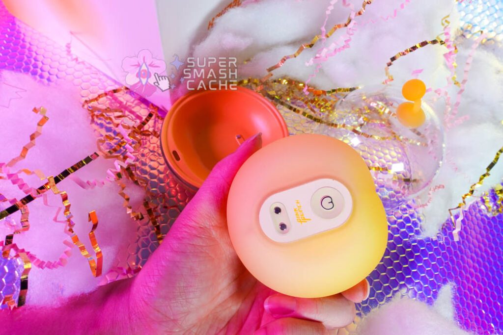 Pink Punch Peachu Button and Magnetic Charging Contacts
