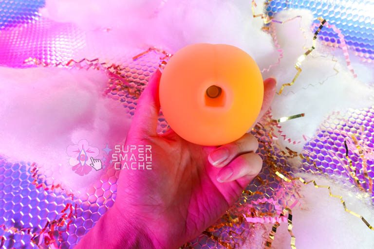 Pink Punch Peachu Air Pulse Massager In Hand