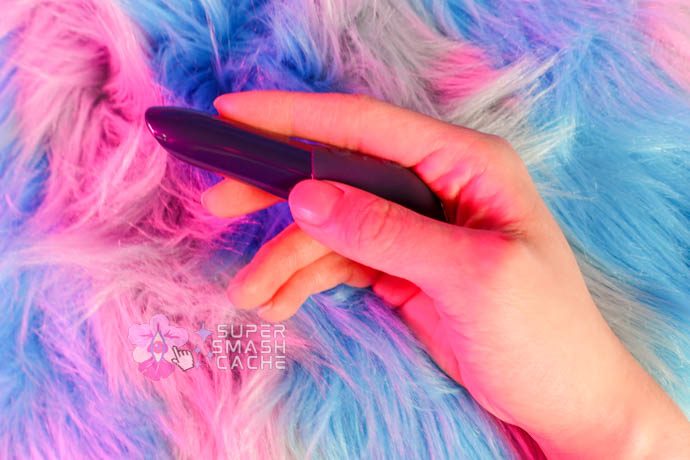 We-Vibe Tango X powerful bullet vibrator in hand