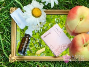 Foria CBD-infused anal sex suppositories and Intimacy Sex Oil among peaches