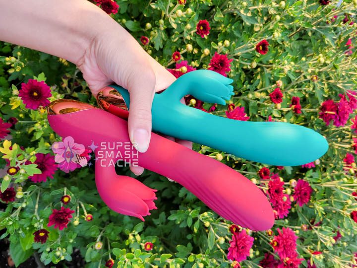 Nasstoys Mystique Venus Vibe rabbit vibrator with textured shaft and flower petal stimulator