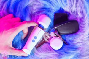 Magic Wand Micro size comparison to keys and hand