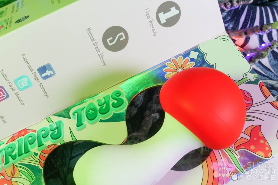Mini-Reviews: Maia Shroomie & Naughty Bits Bone Head Skull Vibrator 6 Maia Trippy Toys Shroomie mushroom-shaped vibrator packaging