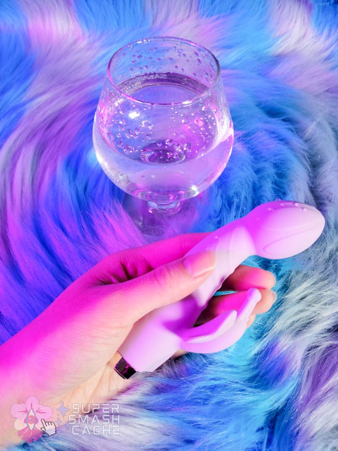 Review: My Secret Butterfly Mini Rabbit Vibrator by Nasstoys 3 Nasstoys My Secret Butterfly mini rabbit vibrator with water drops splashed