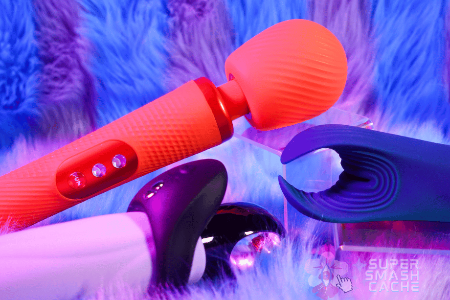 3 Rumbly Blowjob Vibrators For Fantastic Fellatio: Manta, Vim & Bond Review 1 Three rumbly vibrators for oral sex on a penis: a wand massager, sling-style vibrating cock ring, and semi-stroker vibrator that wraps around the penis