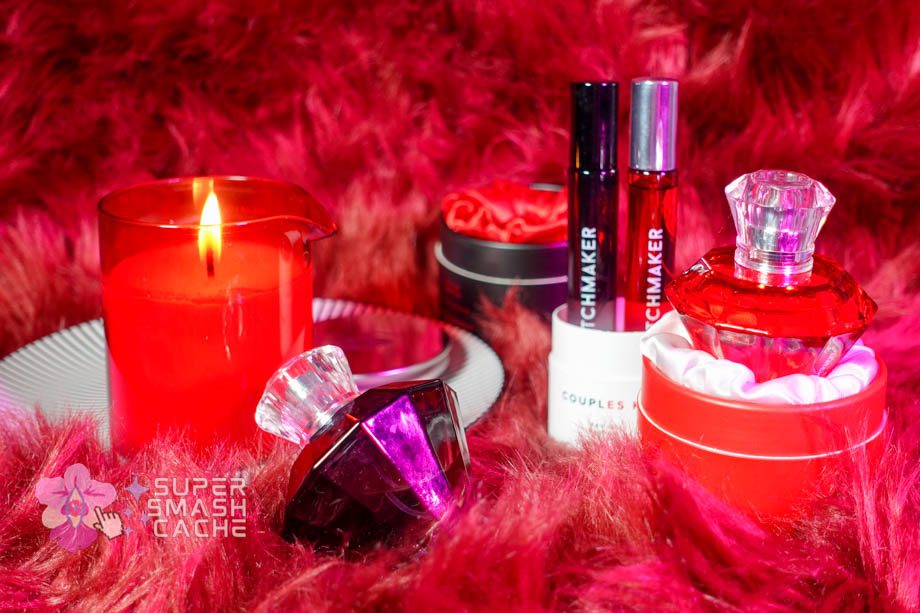 Eye of Love Matchmaker Diamond pheromone perfume bottles and vials