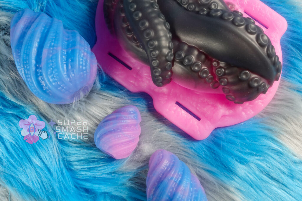 Uncover Creations tentacle squishy silicone clitoral grinder and ovipositor eggs