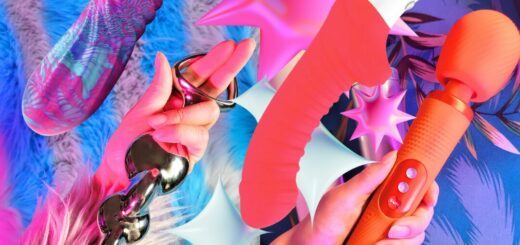 Flashy, bold, fun color sex toys