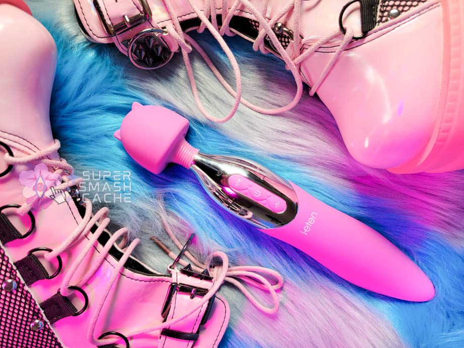 Review: Leten Dream Series Kawaii Cat Ear Wand 2 Pink Cat Ear Vibrator With Wand Head & Gyrating Tongue Handle