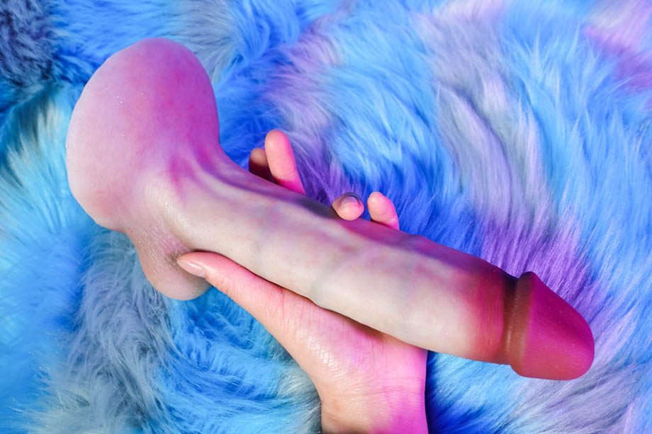 Realcock 2 Max hyper-realistic triple-density silicone dildo with floating balls by Abyss Creations