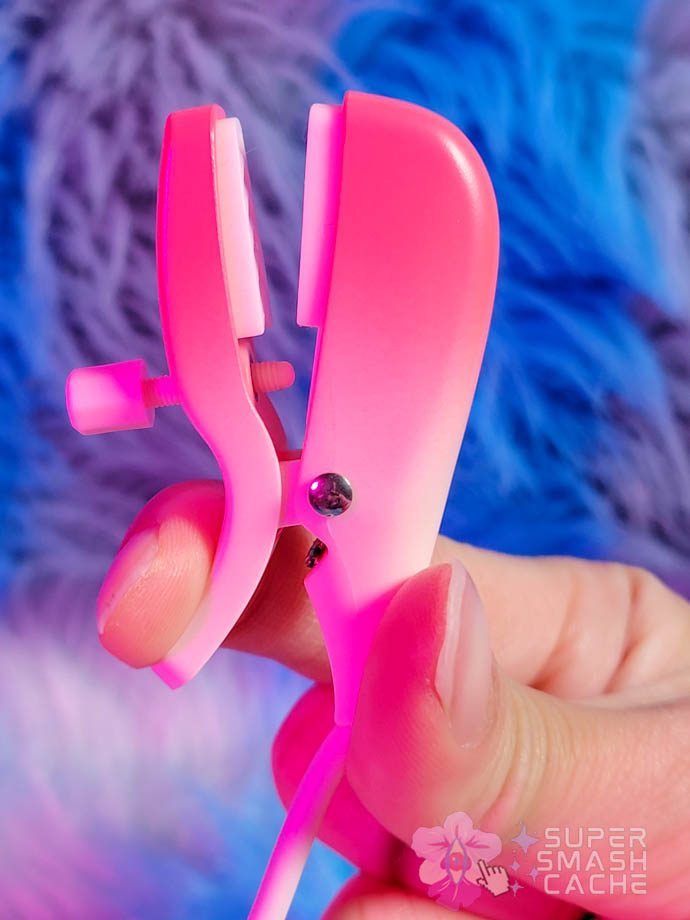 Lovense Gemini nipple clamp close-up