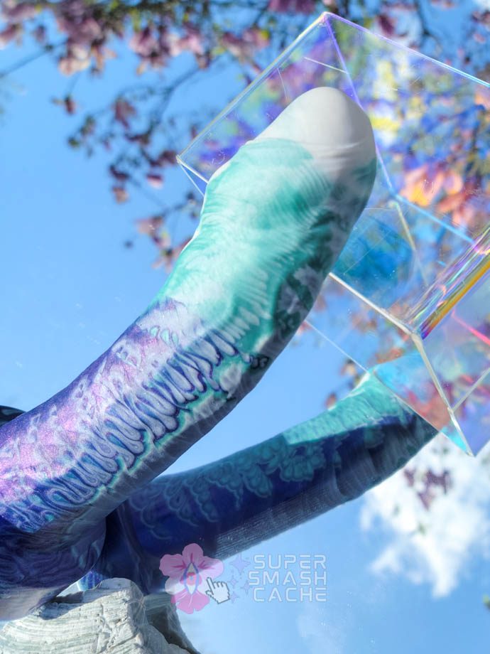Uberrime Reservo uncut dildo foreskin tip and shaft veins