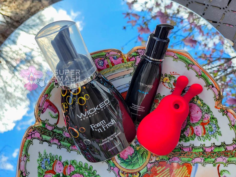 Wicked Bunny Collection with foam cleaner and Wicked Aqua lube