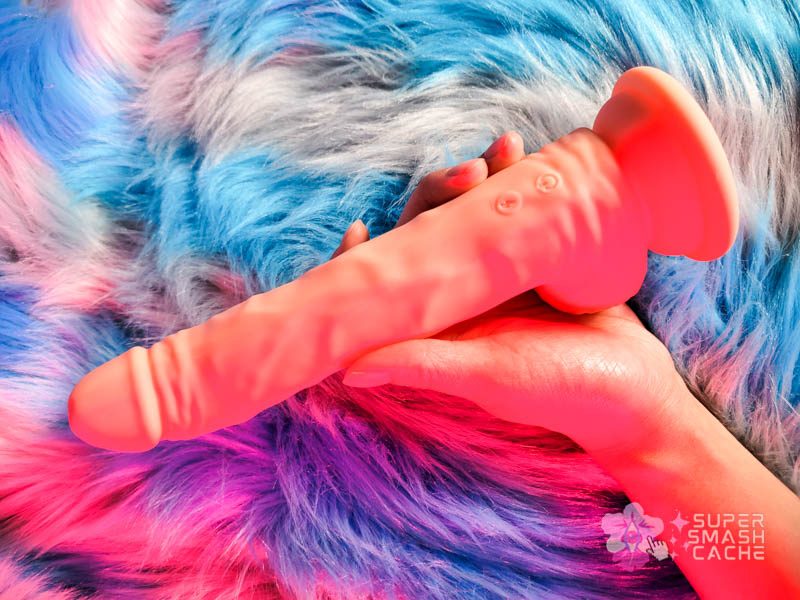 EdenFantasys Sensualist vibrating dildo top view of control panel