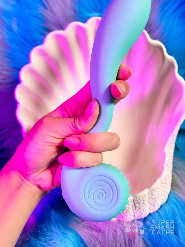 Snail Vibe Gizi Rabbit Review: Constant Clitoral Contact? 5 Snail Vibe Gizi with unrolled shaft