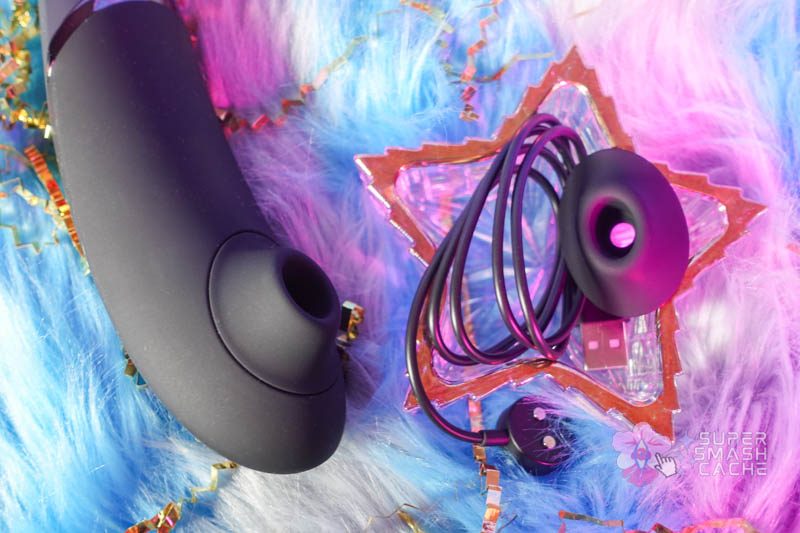 Womanizer Next Review: 3D Air Pulse Oral Sex Simulator 9 Womanizer Next nozzle shape and magnetic USB charging cord contact