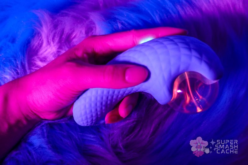 The Orb Vibrator Review: PLASMA RAYS & Dual Motors?! 7 Holding the plasma ray vibrator in hand 1