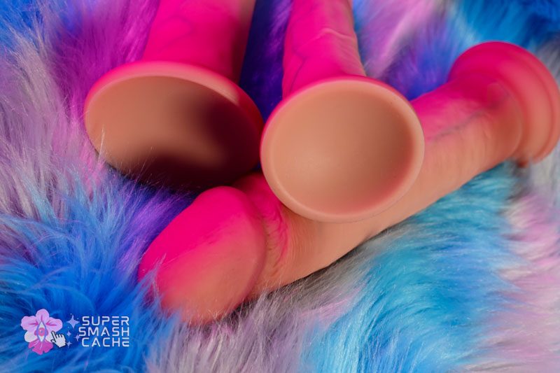 Solina Toys dual-density dildos with suction cup bases and painted veins
