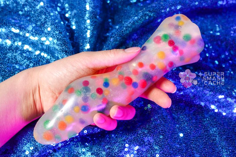 9 Silicone Pussy Plugs, Compared: G Squeeze, Sensi & MORE 26 LuzArte Jollet G-spot dildo with rainbow pom poms in clear silicone
