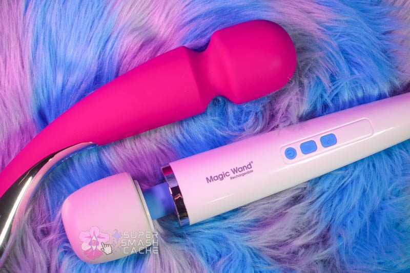 LELO Smart Wand 2 Large vs. Magic Wand Rechargeable rumbly cordless wands