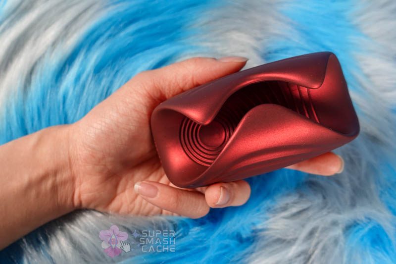Manwan Sub One vibrating sleeve device top view showing textures