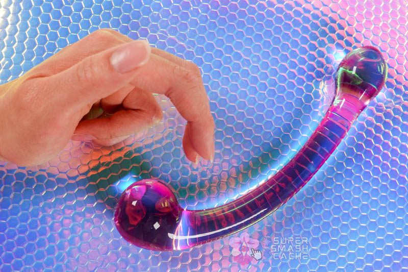 lovehoney sensual glass double-ended affordable pure wand alternative glass dildo