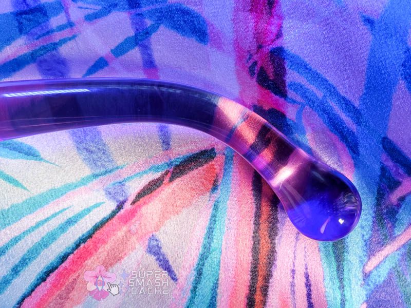 Dillenia Gama Review: 9.7" Glass Glizzy for Dreamy Deep Dicking 6 JimmyJane Dillenia double-ended glass dildo 1.1" wide head on smaller end